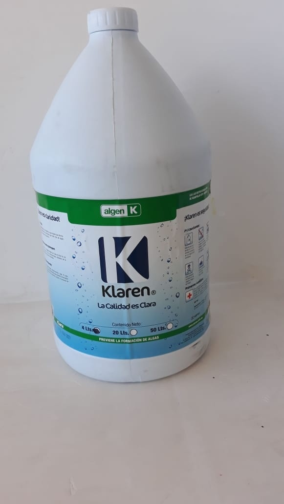 Algicida para alberca